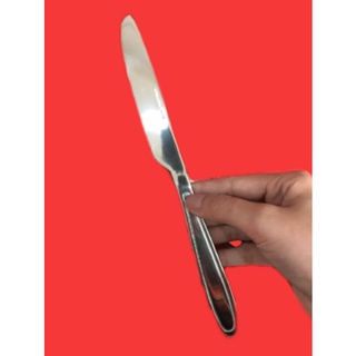 Dao ăn bít tết inox viền xanh dày đẹp DB1 dao cắt bò bít tết dày dặn sang trọng