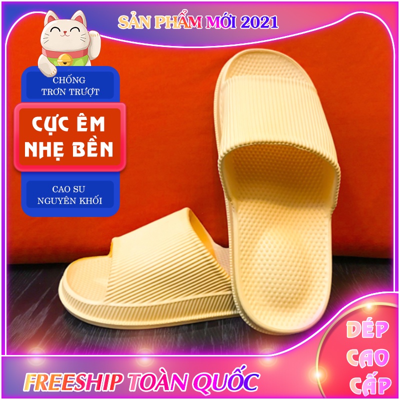 Dép bánh mì ❤️FREESHIP❤️ dép đi trong nhà, chống trơn trượt, không thấm nước, êm nhẹ bền ,mát xa chân