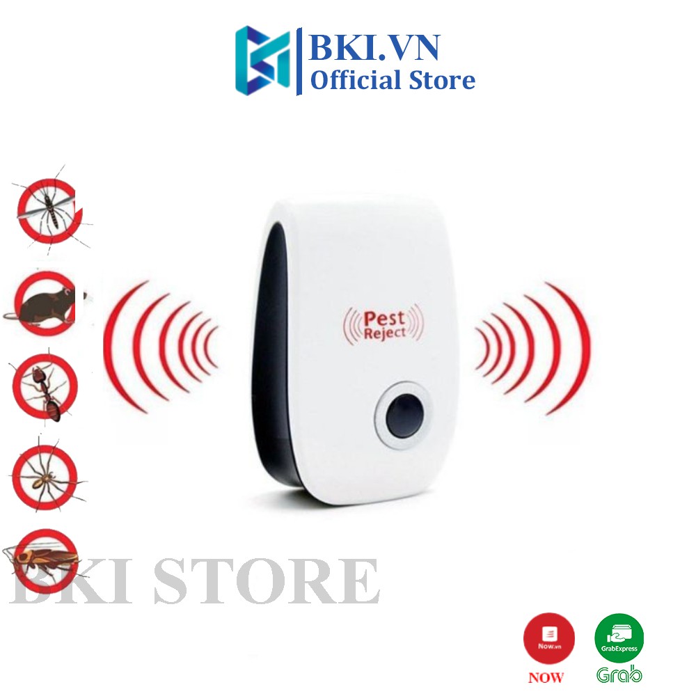 Máy Xua Đuổi Muỗi, Chuột, Ruồi, Gián, Các Loại Côn Trùng Bằng Sóng Siêu Âm