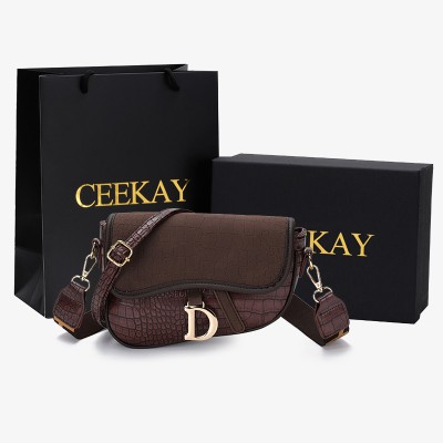 83 CEEKAY thương hiệu túi xách nữ thiết kế phong cách thời trang cao cấp mới có 2 dây đeo