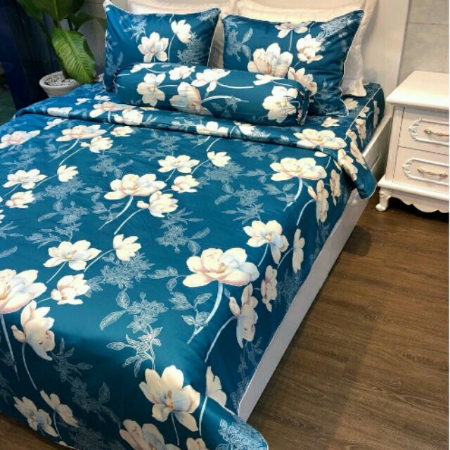 Drap cotton lụa nhũ hàn quốc.