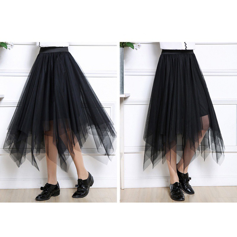 Chân váy lưới tutu 2 lớp quý phái dành cho nữ