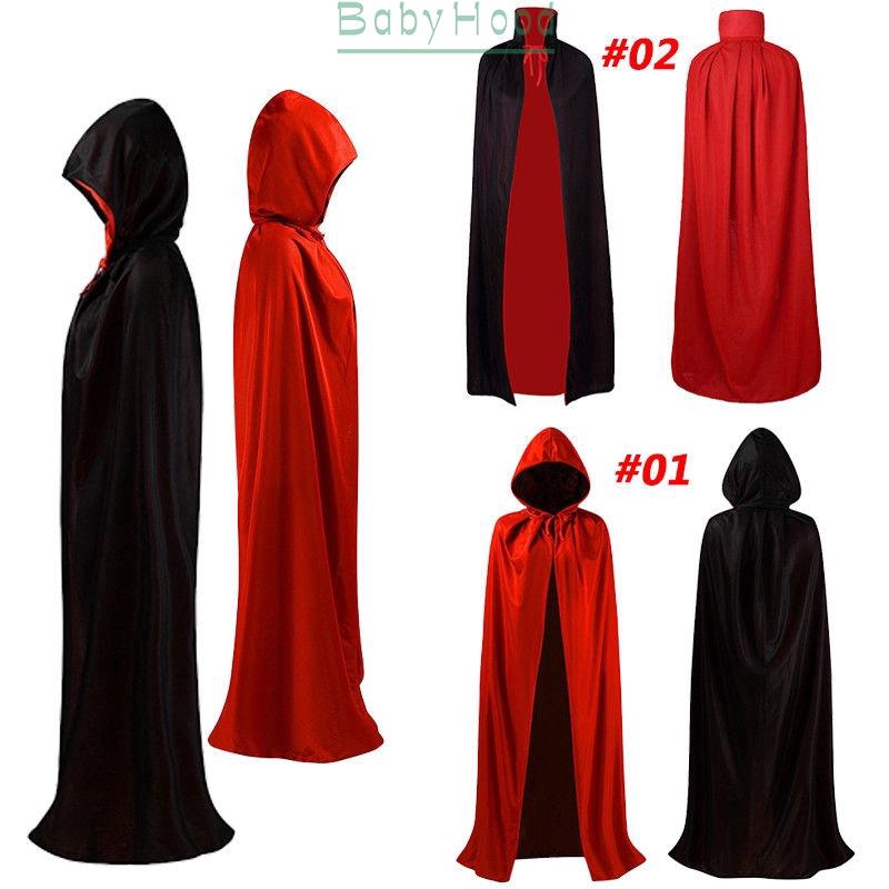 Áo choàng hóa trang Halloween size lớn màu đỏ đen | WebRaoVat - webraovat.net.vn