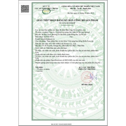 Viên Uống Thơm Cơ Thể Tăng Cường Nội Tiết Bella Fora Nhập Khẩu Nhật Bản Hộp 35 Viên