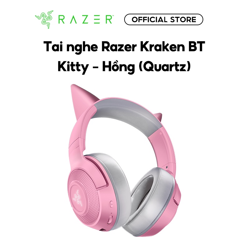 Tai nghe Razer Kraken BT Kitty Edition | Wireless Bluetooth Headset | Bluetooth không dây | Quartz