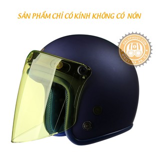 Kính Flat Royal cho nón bảo hiểm 3/4 (Đủ màu)