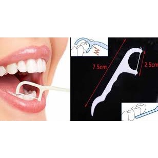Sét 50 chiếc tăm chỉ nha khoa siêu tiện lợi