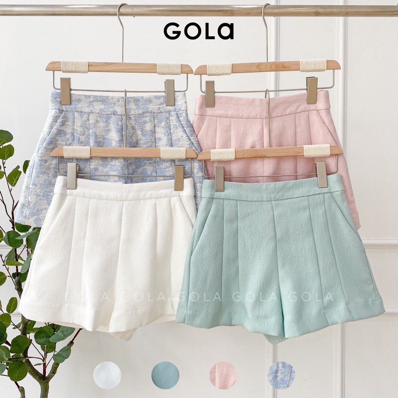 Quần Miki- Quần short lưng cao đa sắc