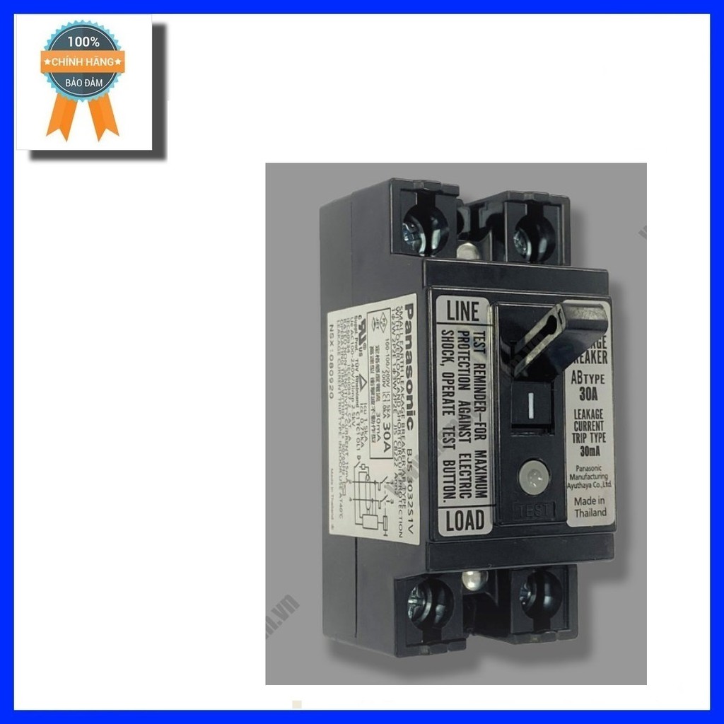 Cầu dao cóc bảo vệ Panasoni ELB 2P BJS3030NA2/BJS2030NA2/BJS1530NA2