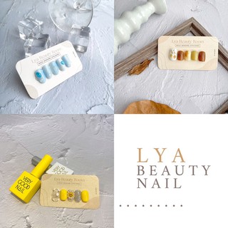 Set 10 móng giả gắn sẵn thiết kế Lya Beauty Room kèm keo dán