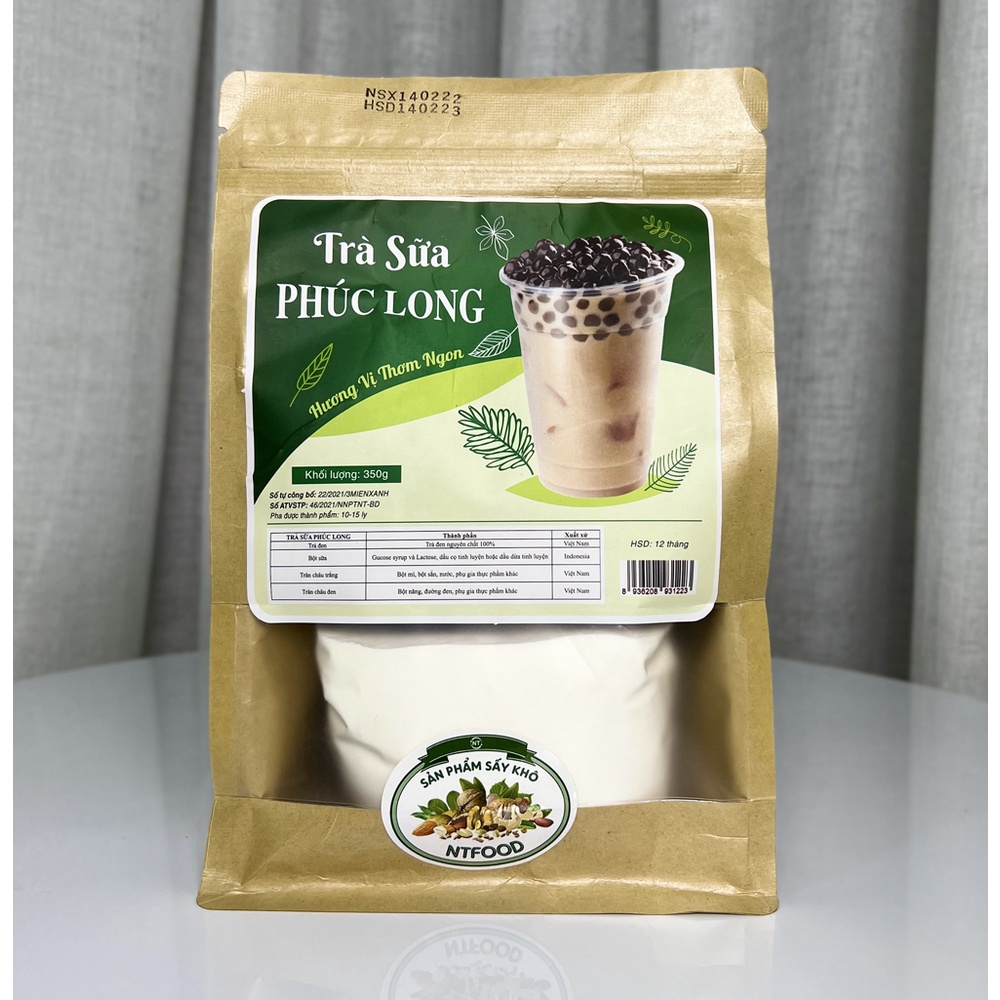 Set nguyên liệu pha Trà sữa Phúc Long NTFood 350gr - Nhất Tín Food