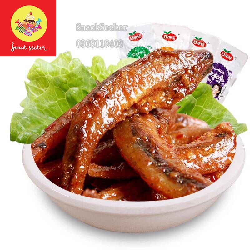 Cá sốt chua cay Koushuiyu - Gói 9g - Đồ ăn vặt Trung Quốc thơm ngon -SNACK SEEKER