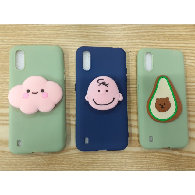 Ốp lưng samsung A01 dẻo hình nổi kute