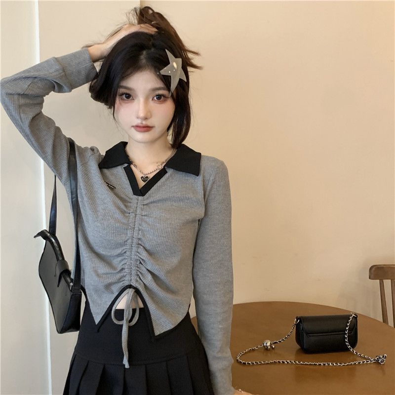 Áo Thun DàI Tay Có Dây RúT JL-TX-492