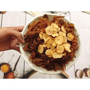 1kg Khô heo cháy tỏi siêu ngon