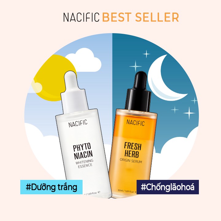 [BEST SELLER] Set tinh chất dưỡng da ngày và đêm NACIFIC Day &amp; Night Set