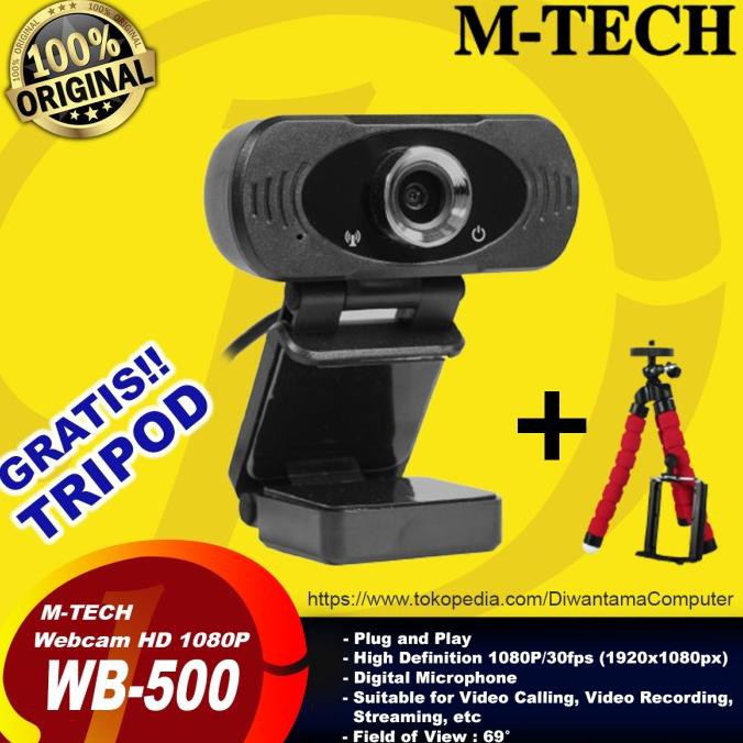 Webcam M-Tech WB500 / WB-500 HD 1080P