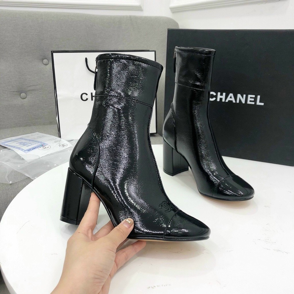 💖FULLBOX BOOT💖 Bốt kéo khóa cao cổ 7p siêu ôm chân