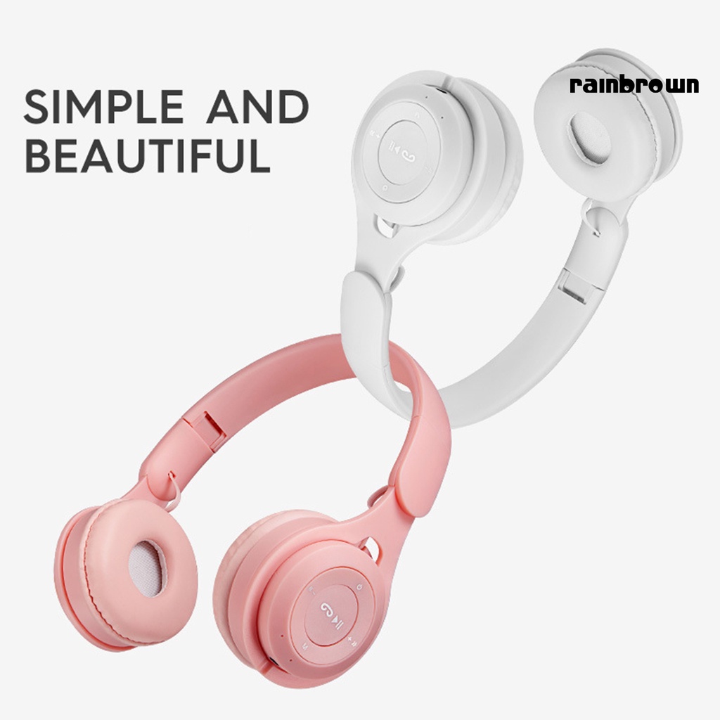 Tai nghe chơi game M6 bluetooth không dây có thể gấp gọn âm trầm nặng màu macaron