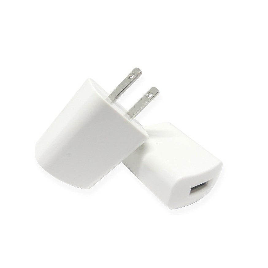 củ sạc 2 chân dẹt đầu USB 5V 1A