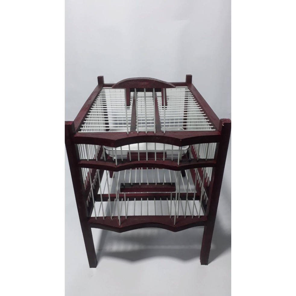 Lồng Tắm Chim - Lồng Tắm Chào Mào, Khướu, Hoạ Mi  Kèm Khay Nước Nhôm