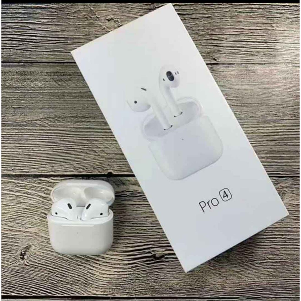 Tai nghe bluetooth Airpod Pro 4 bản cao cấp định vị đổi tên Bluetooth 5.0 Âm Thanh Cực Tốt Đàm Thoại Sắc Nét