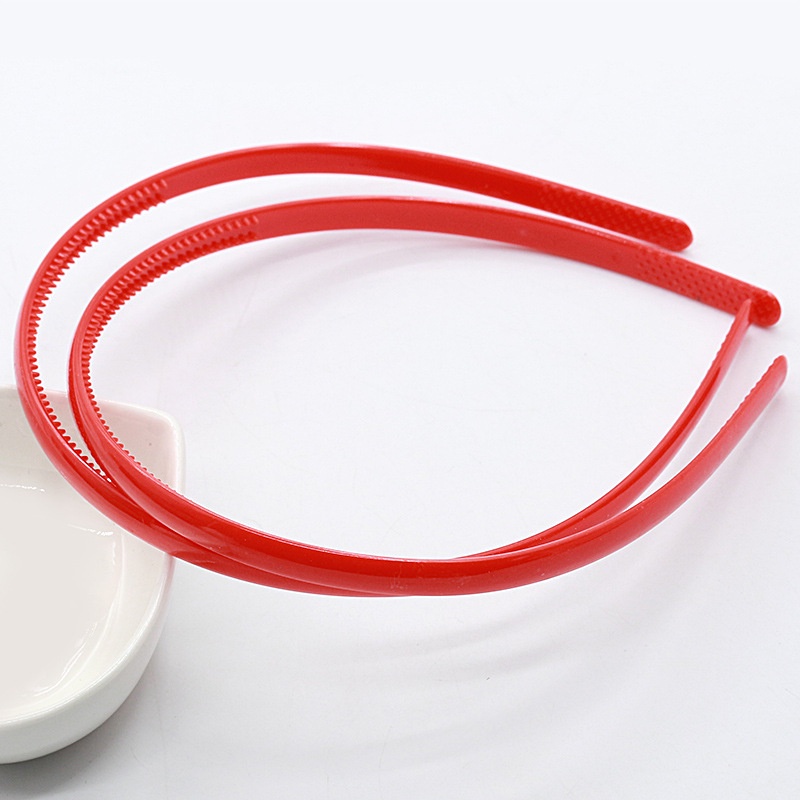 Băng Đô Cài Tóc Bằng Nhựa Co Giãn Thời Trang Hàn Quốc 0.4cm 0.8cm