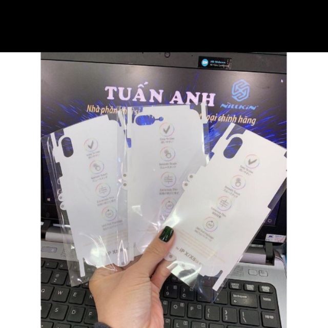 Miếng dán PPF bảo vệ mặt lưng iPhone X/XS