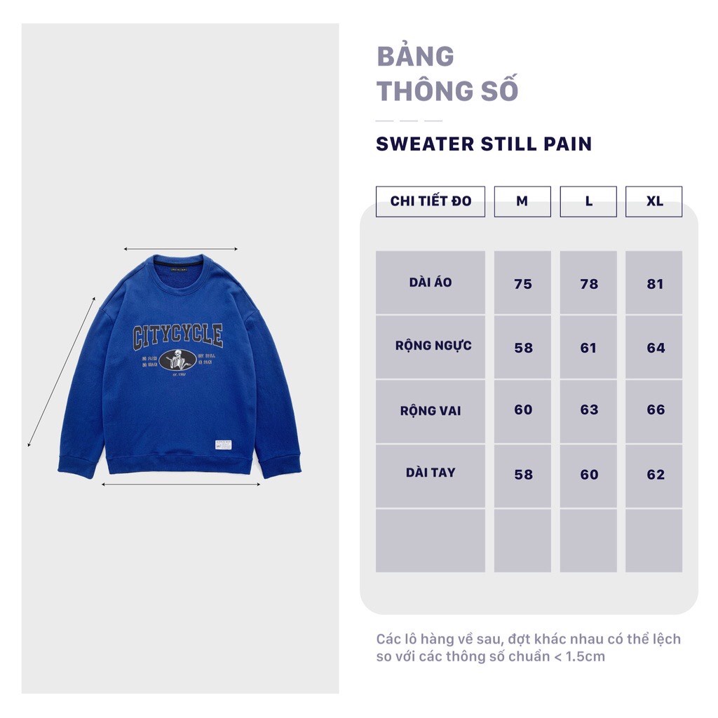 Áo sweater Still Pain LEILA STORE - áo nỉ sweater unisex form siêu rộng in hình Local Brand | BigBuy360 - bigbuy360.vn