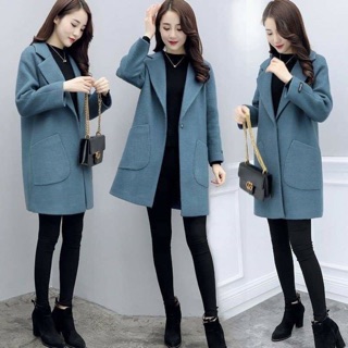 Áo dạ xanh cao cấp