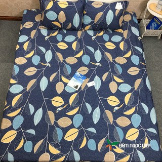 Bộ ga 2 vỏ gối poly cotton m2 bọc đệm giường đơn hoặc đệm 2m2