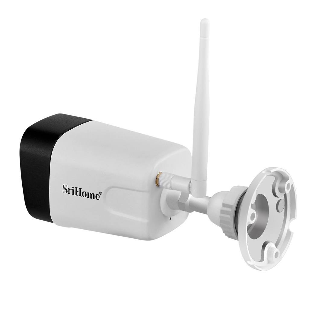 Camera IP không dây ngoài trời SriHome SH035 siêu nét độ phân giải FullHD+  tích hợp LED màu ban đêm, chống nước