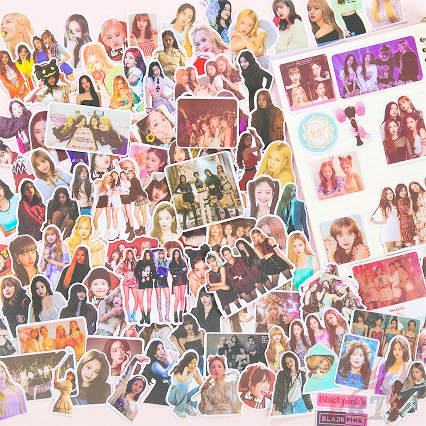 ❉ Hình Dán BLACKPINK ❉ Miếng Dán Trang Trí Thời Trang Chống Nước DIY Hình SuperGirl Superstar JISOO JENNIE ROSÉ LISA