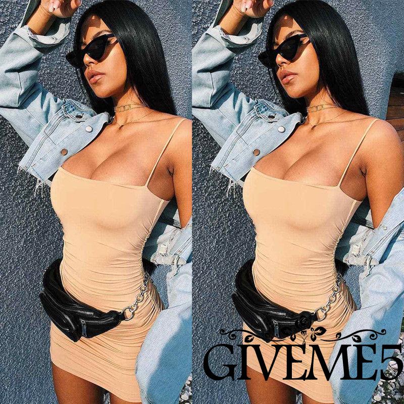 Đầm Dây Ôm Dáng Hở Lưng Quyến Rũ Dành Cho Nữ