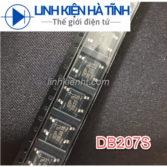 20 con Chỉnh lưu cầu - Diode cầu DB207S DB207 207 2A 1000V SOP-4