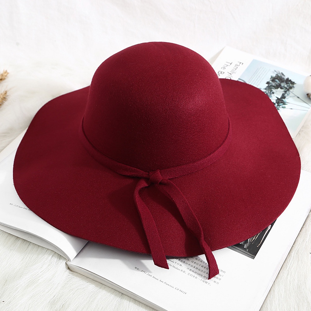 Mũ Fedora rộng vành phong cách vintage JP5