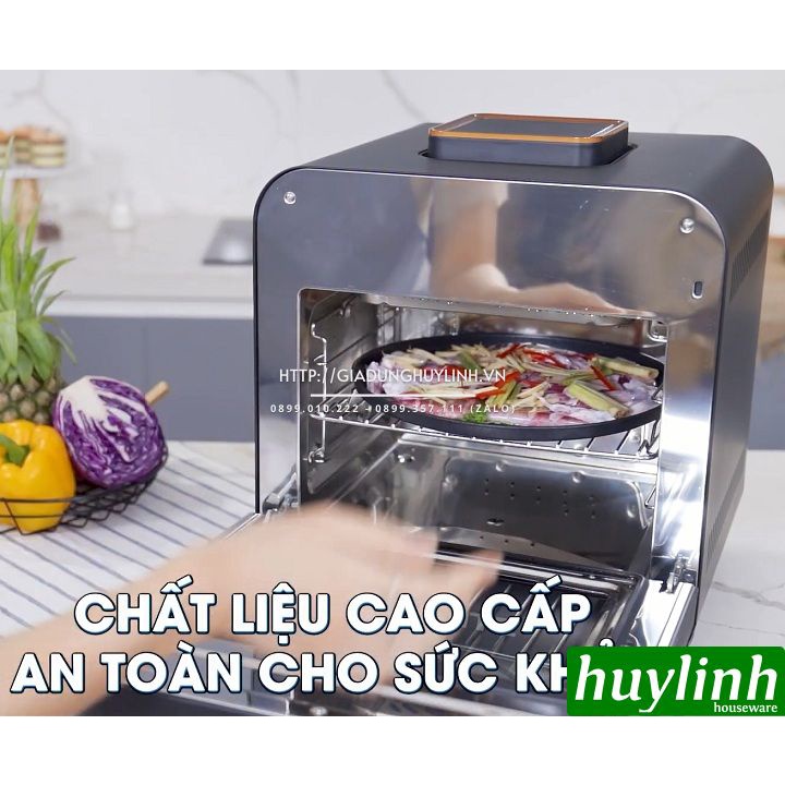 [Mã ELHAMS5 giảm 6% đơn 300K] Nồi chiên không dầu hấp hơi nước Kalite Steam PRO - 15 lít