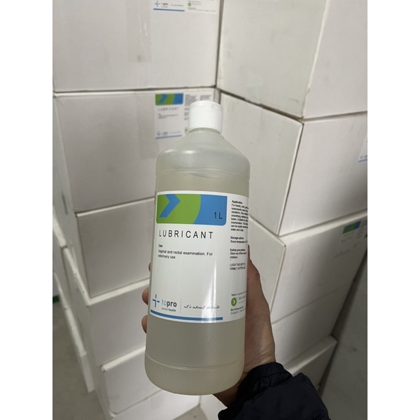 Gel bôi trơn Lube Gel dùng trong thú y, bôi trơn phối tinh heo loại chai 250ml-1 Lít