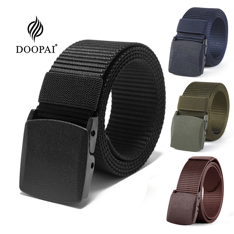 DOOPAI Thắt Lưng Nam, Dây Lưng Mặt Khóa Nhựa Vành đai thể thao giải trí