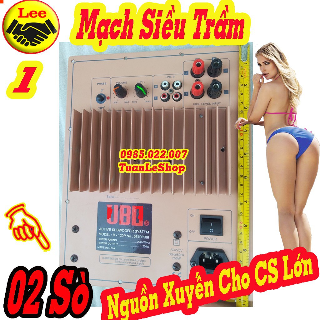 MẠCH KÉO LOA SIÊU TRẦM JB MẶT SẮT - NGUỒN TRÒN – JBLSAT- MẠCH LOA SUB