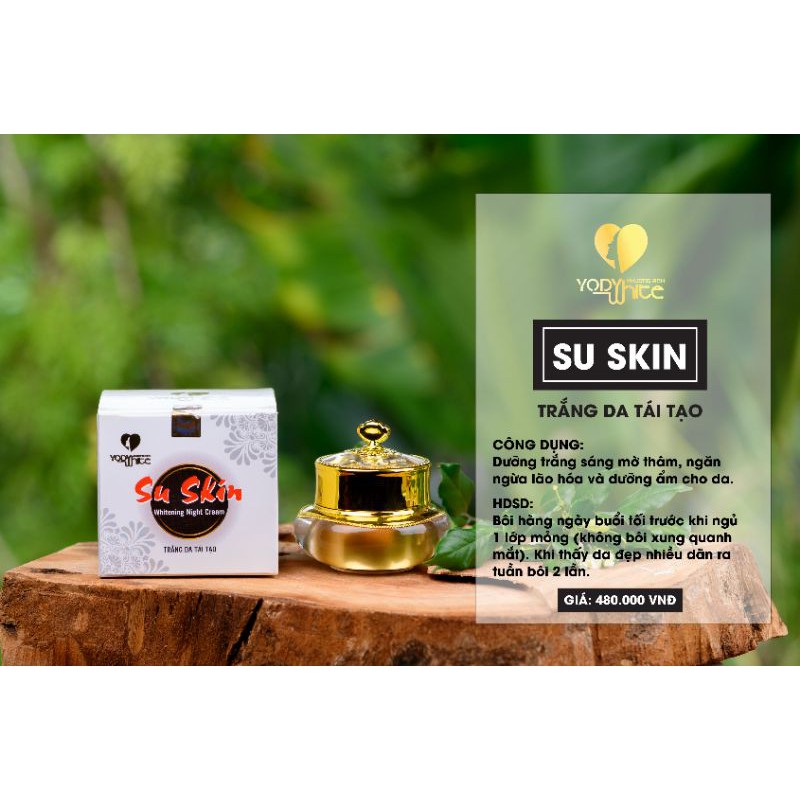 FREESHIP KEM ĐÊM DƯỠNG TRẮNG DA TÁI TẠO SU SKIN YODY WHITE PHƯƠNG ANH | BigBuy360 - bigbuy360.vn