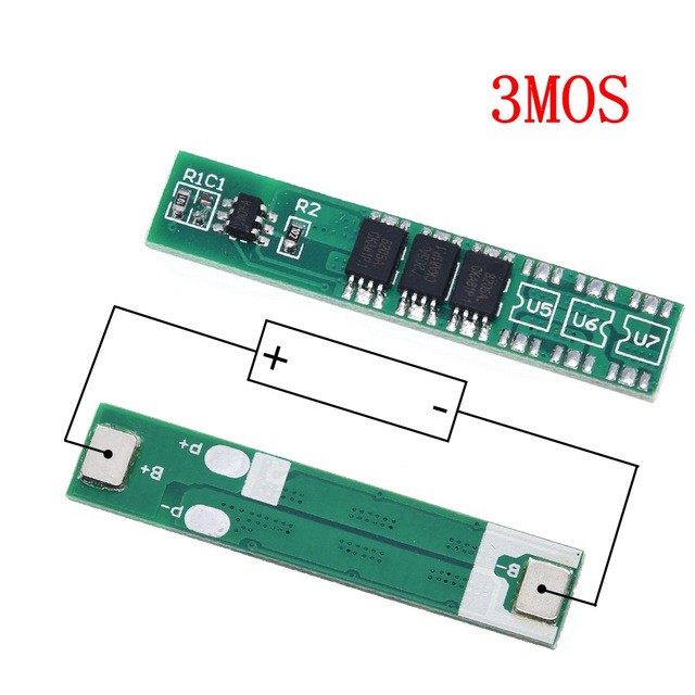 Bảng mạch bảo vệ pin Li-ion 3 4 6MOS BMS PCM 18650 1s 7.5A 10A 15A