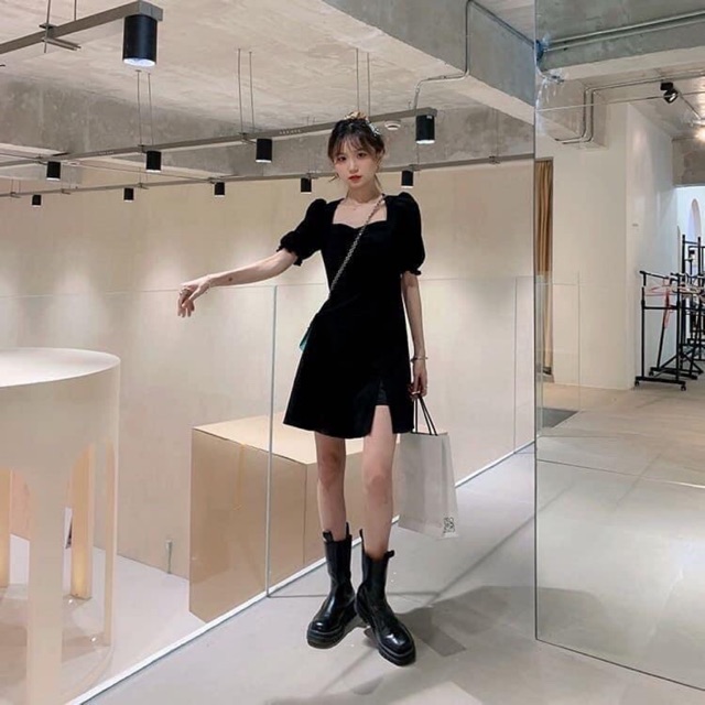Trả order váy xẻ đen | BigBuy360 - bigbuy360.vn
