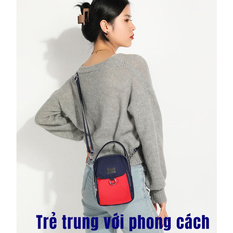 Túi Đeo Chéo Đựng Điện Thoại Chống Thấm Nước Cho Nữ