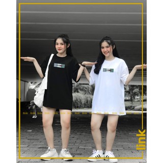 Áo thun BLACKPINK tay lỡ hình xinh trước ngực unisex (Đen, Trắng, Vàng, Xanh)