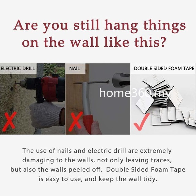 1/5 Cuộn băng keo xốp hai mặt tự dính chống trượt
