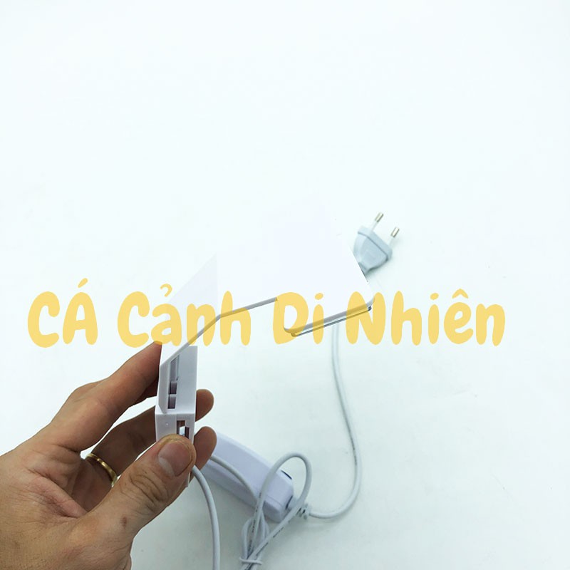 Đèn LED màu trắng, đổi màu kẹp thành hồ cá thủy sinh size 15-25 cm - Đèn hồ bể cá mini để bàn văn phòng M-180