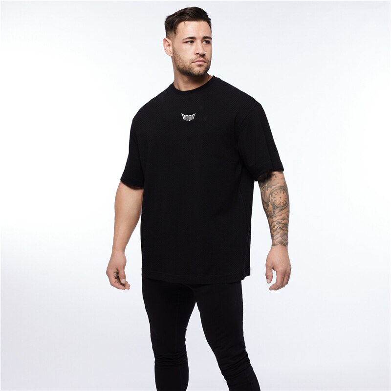 Áo thun thể thao ngắn tay dáng ôm thời trang cho nam