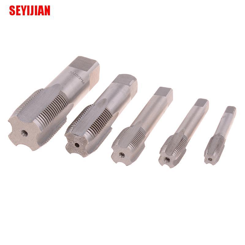 Bộ Dụng Cụ Cắt Ren Xoắn Bằng Thép Hss G1 / 8 1 / 4 3 / 8 1 / 2 3 / 4 Hss