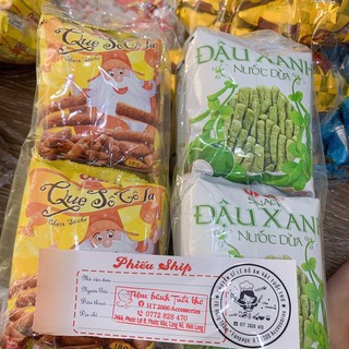 1 OSHI ĐẬU XANH NƯỚC DỪA, QUE SOCOLA